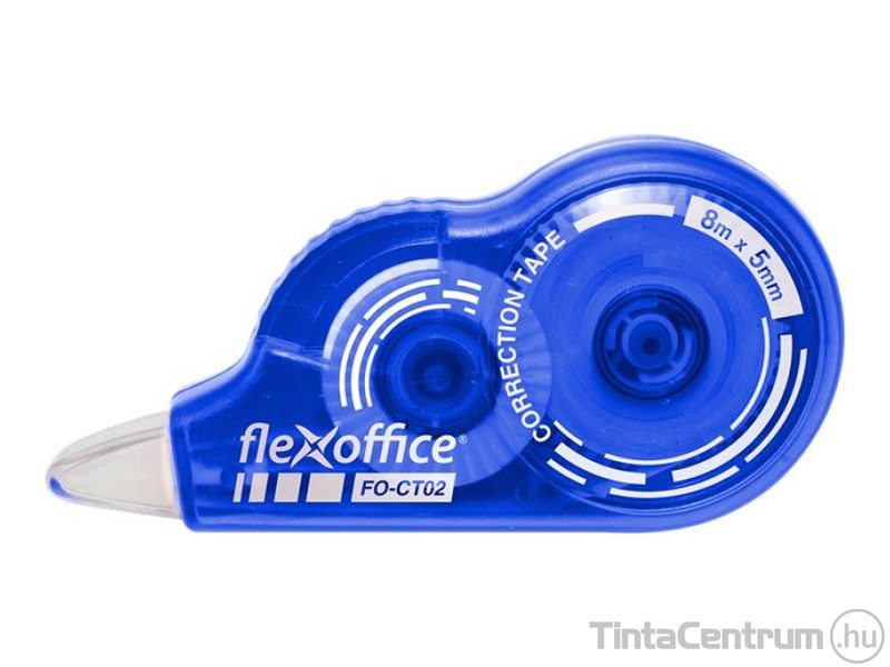 Hibajavító roller, 5mmx8m, FLEXOFFICE "FO-CT02", vegyes színek