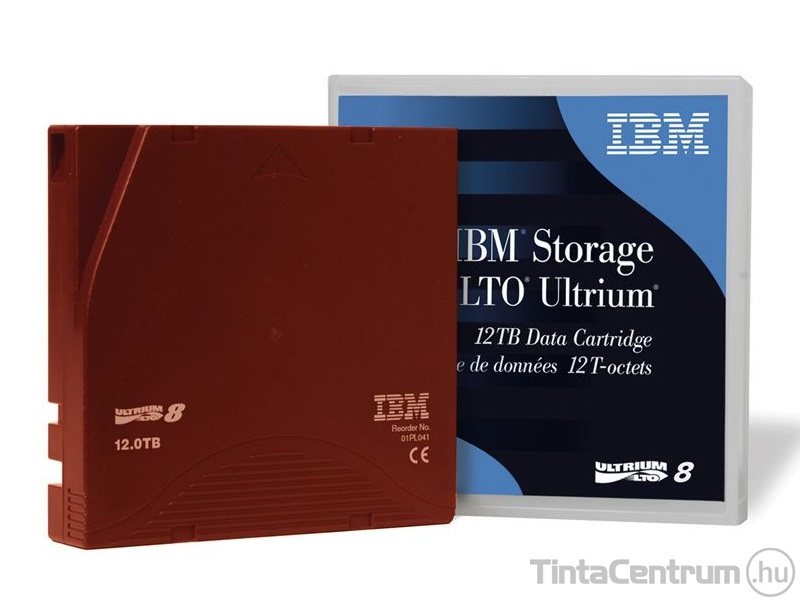 IBM adatkazetta, LTO8, Ultrium, 12/30TB