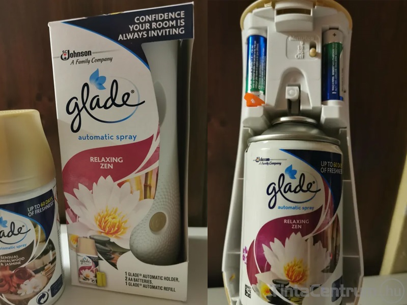 Illatosító készülék, GLADE "Automatic Spray", japán kert