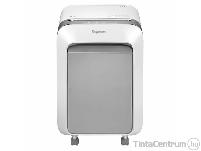 Iratmegsemmisítő, mikrokonfetti, 14lap, FELLOWES "Powershred LX211", fehér