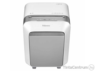 Iratmegsemmisítő, mikrokonfetti, 14lap, FELLOWES "Powershred LX211", fehér