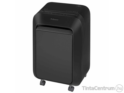 Iratmegsemmisítő, mikrokonfetti, 14lap, FELLOWES "Powershred LX211", fekete