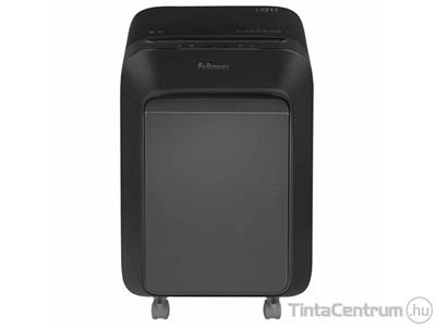 Iratmegsemmisítő, mikrokonfetti, 14lap, FELLOWES "Powershred LX211", fekete