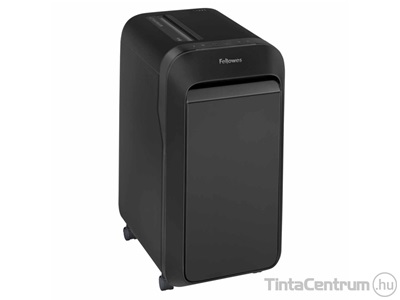 Iratmegsemmisítő, mikrokonfetti, 18lap, FELLOWES "Powershred LX221", fekete