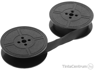Írógép festékszalag 13mm nylon (Gr.1) fekete 2 orsós