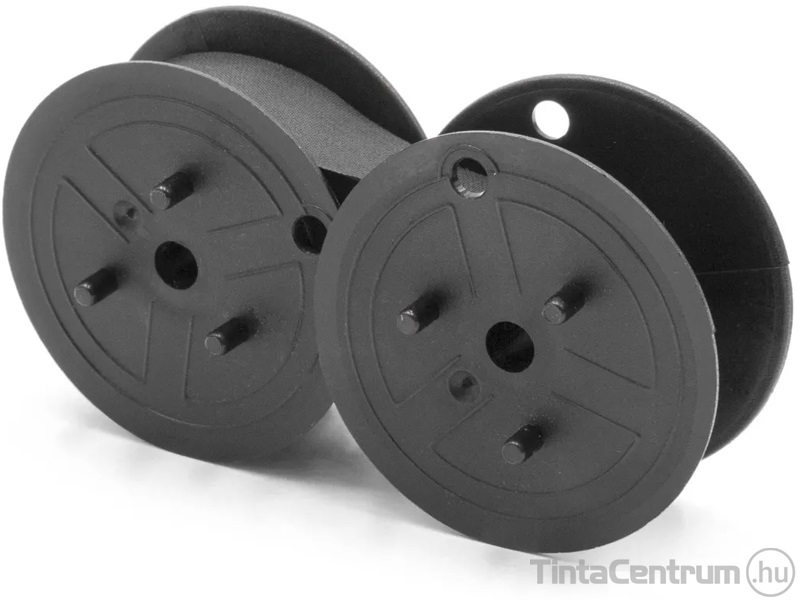 Írógép festékszalag 13mm nylon (Gr.51) fekete 2 orsós