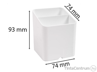 Írószertartó, mágneses, EXACOMPTA, "Pen-Cube", fehér