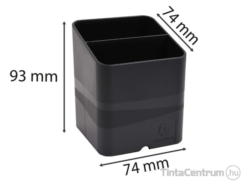 Írószertartó, mágneses, EXACOMPTA, "Pen-Cube", fekete