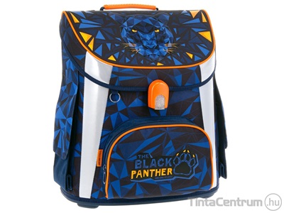 Iskolatáska, ergonómikus, mágneszáras, ARS UNA "Black Panther"