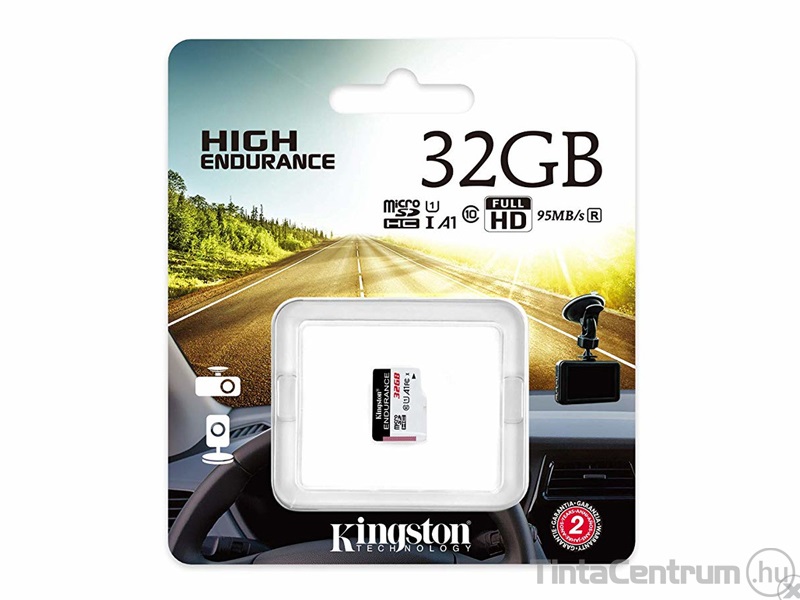 KINGSTON "Endurance" microSDHC kártya, 32GB, CL10/U1/A1