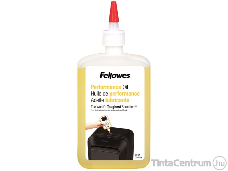 Karbantartó olaj iratmegsemmisítőhöz, 355ml, FELLOWES