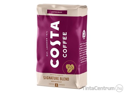 Kávé, közepes pörkölésű, szemes, 1000g, COSTA "Signature Blend"