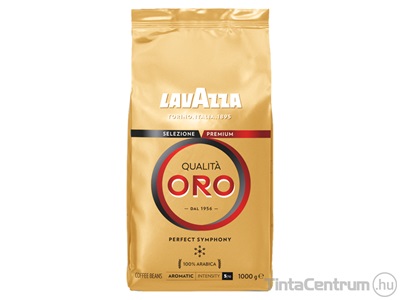 Kávé, pörkölt, szemes, 1000g, LAVAZZA "Qualita Oro"