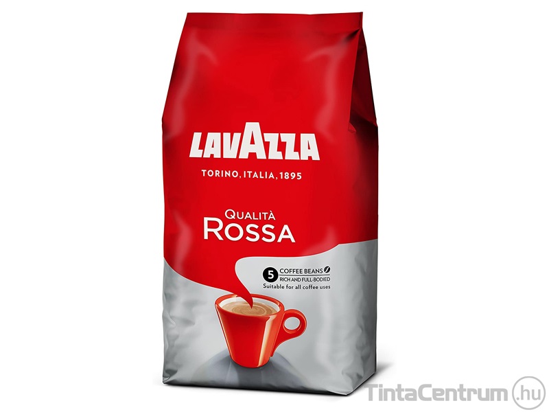 Kávé, pörkölt, szemes, 1000g, LAVAZZA "Rossa"