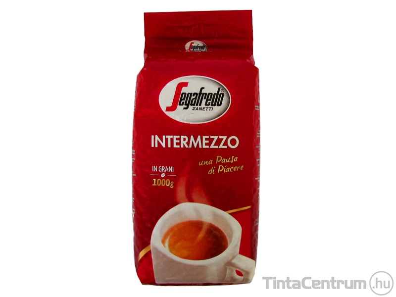 Kávé, pörkölt, szemes, 1000g, SEGAFREDO "Intermezzo"