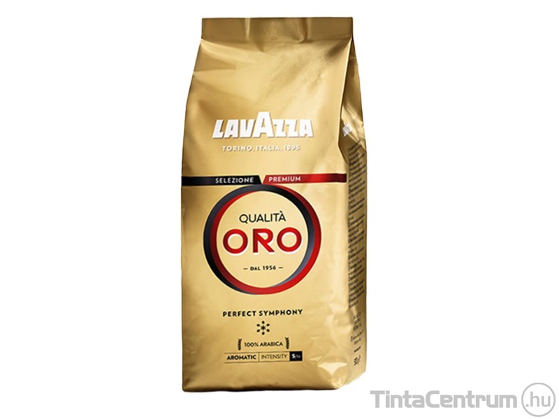 Kávé, pörkölt, szemes, 500g, LAVAZZA "Qualita Oro"