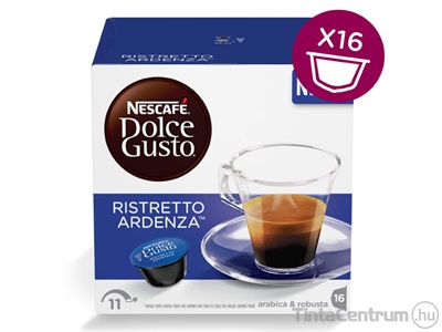 Kávékapszula, 16db, NESCAFÉ "Dolce Gusto Ristretto Ardenza"