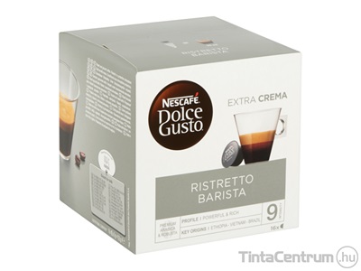 Kávékapszula, 16db, NESCAFÉ "Dolce Gusto Ristretto Barista"