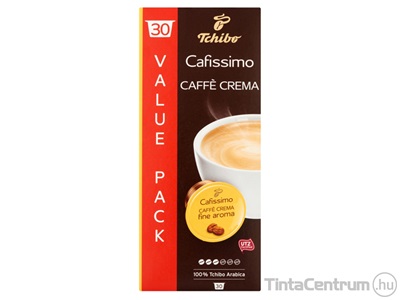 Kávékapszula, 30db, TCHIBO "Cafissimo Caffé Crema Fine"