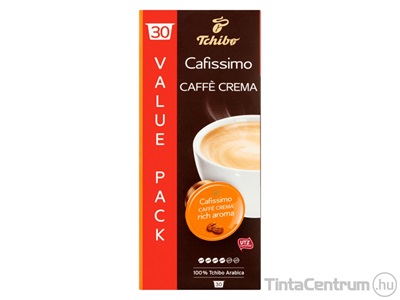 Kávékapszula, 30db, TCHIBO "Cafissimo Caffé Créma Rich"