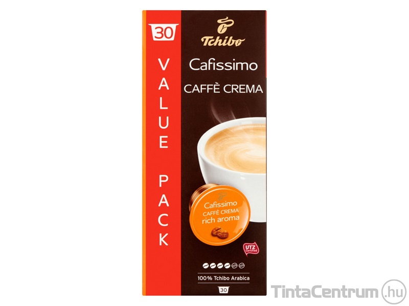 Kávékapszula, 30db, TCHIBO "Cafissimo Caffé Créma Rich"