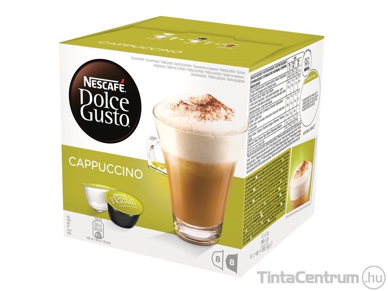 Kávékapszula, 8x2db, NESCAFÉ "Dolce Gusto Cappuccino"