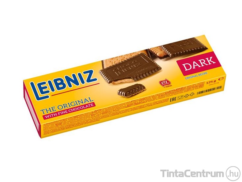 Keksz, 125g, LEIBNIZ "Choco", étcsokoládés