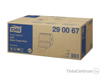 Kéztörlő, 6 tekercses, 2 rétegű, H1 rendszer, TORK "Matic®", fehér (29 00 67)