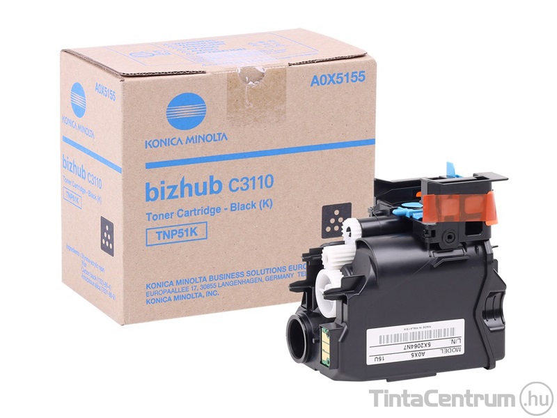 Konica Minolta Bizhub C3110 (TNP51K) fekete [5000 oldal] eredeti toner