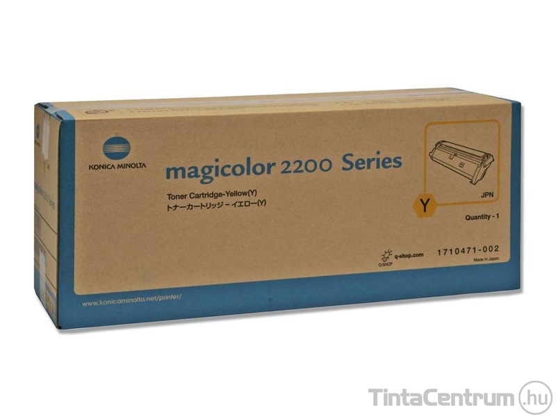 Konica Minolta MagiColor 2200 sárga [6000 oldal] eredeti toner