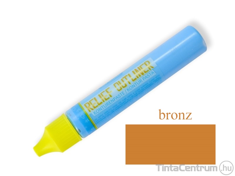 Kontúrpaszta üvegfestéshez, 32ml, JUNIOR, bronz