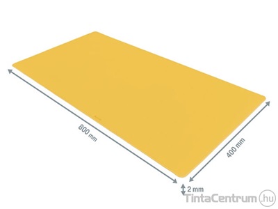 Könyökalátét, 800x400mm, csúszásmentes, LEITZ "Cosy", melegsárga