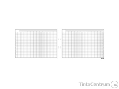 Könyvelési statisztikai gyüjtőív szabadlap, 420x295mm, B.13-42