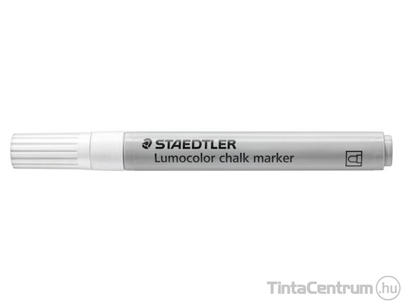 Krétamarker, 2,4 mm, kúpos, STAEDTLER "Lumocolor® 344", fehér
