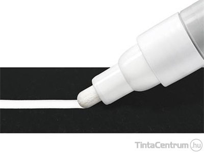 Krétamarker, 2,4 mm, kúpos, STAEDTLER "Lumocolor® 344", fehér