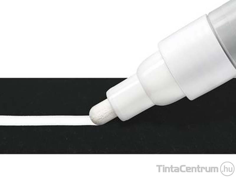 Krétamarker, 2,4 mm, kúpos, STAEDTLER "Lumocolor® 344", fehér
