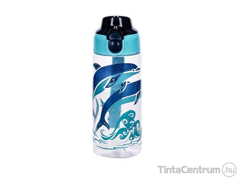 Kulacs, 500ml, BOTTLE&MORE "Delfin"