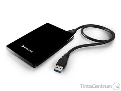 VERBATIM külső HDD, 2TB, 2,5", USB 3.0, fekete