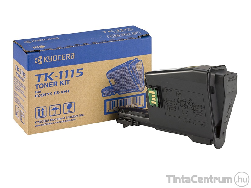 Kyocera TK-1115 fekete [1600 oldal] eredeti toner