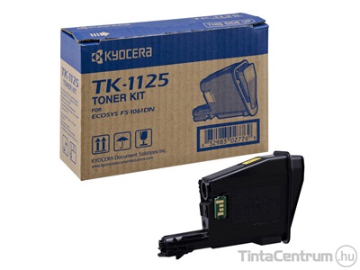 Kyocera TK-1125 fekete [2100 oldal] eredeti toner