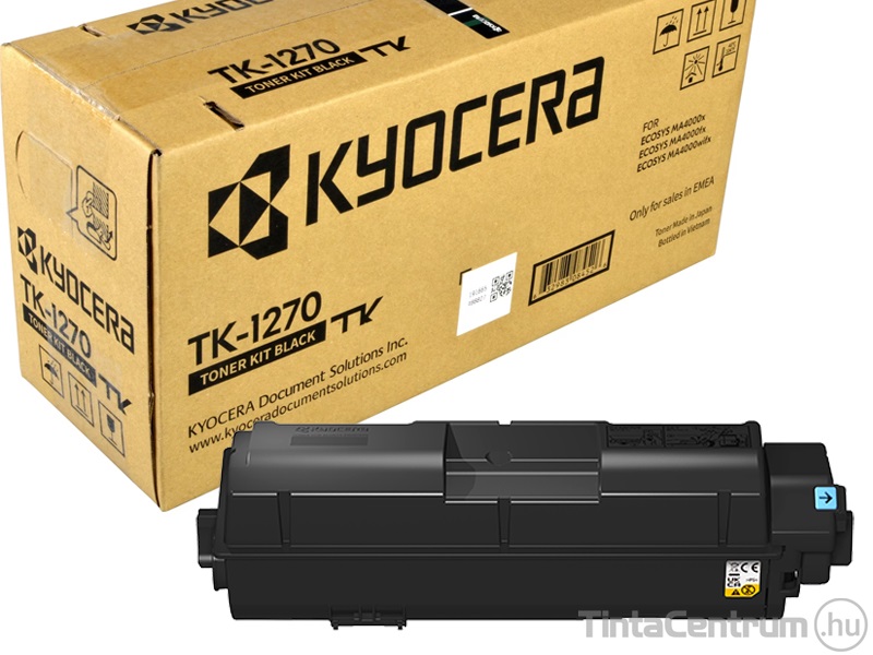 Kyocera TK-1270 fekete [10000 oldal] eredeti toner