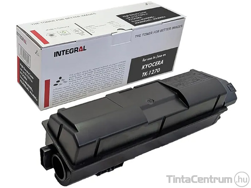 Kyocera TK-1270 fekete [10000 oldal] kompatibilis 100% új toner INTEGRAL
