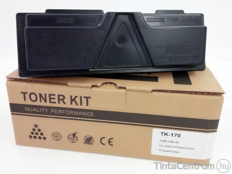 Kyocera TK-170 fekete [7200 oldal] kompatibilis 100% új toner