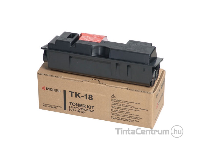 Kyocera TK-18 fekete [7200 oldal] eredeti toner