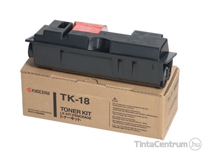 Kyocera TK-18 fekete [7200 oldal] eredeti toner