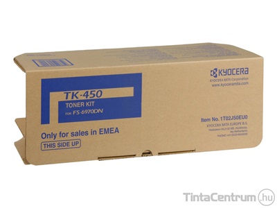 Kyocera TK-450 fekete [15000 oldal] eredeti toner