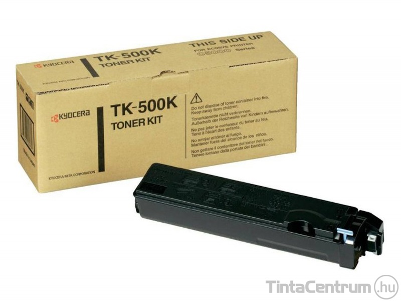 Kyocera TK-500K fekete [8000 oldal] eredeti toner