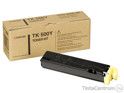 Kyocera TK-500Y sárga [8000 oldal] eredeti toner