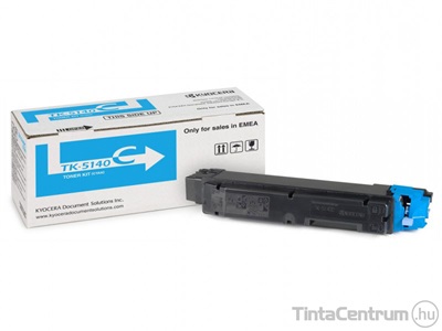 Kyocera TK-5140C ciánkék [5000 oldal] eredeti toner