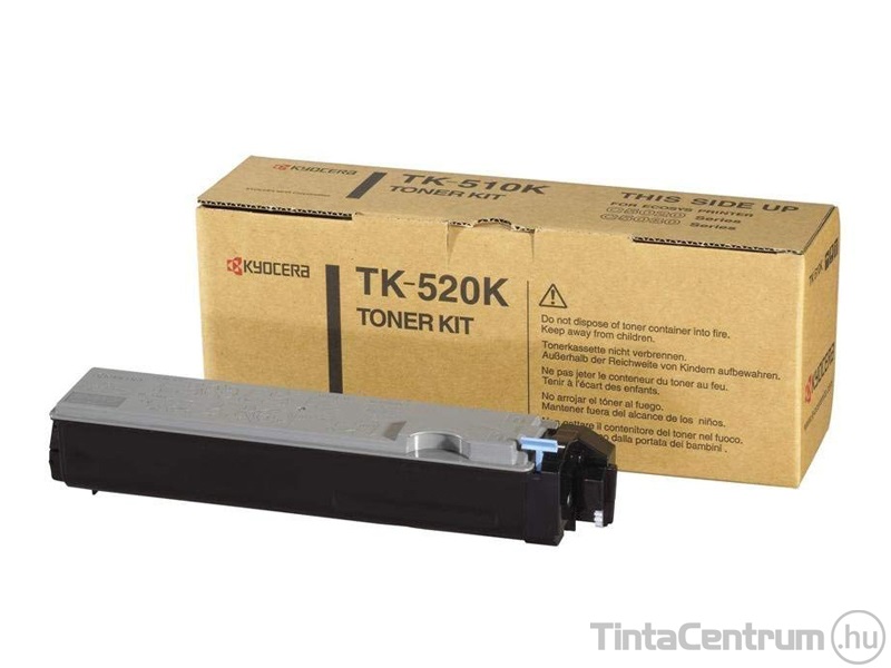 Kyocera TK-520K fekete [6000 oldal] eredeti toner